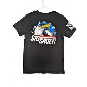 Nine Line Apparel Sig Sauer Logo Graphic T-Shirt Mens Medium Black Tactical